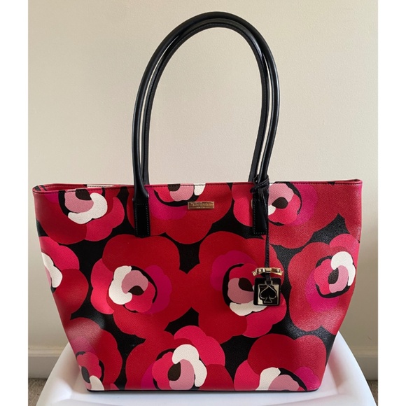 kate spade Handbags - Kate Spade Sidney Ellison Avenue Rose Leather Tote